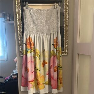 Floral Women's Skirt - Multicolor